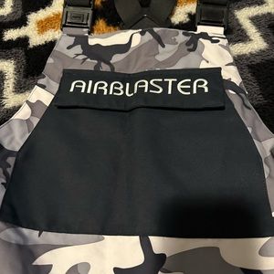 Air blaster Dino camouflage snowboard shell snowboard bibs